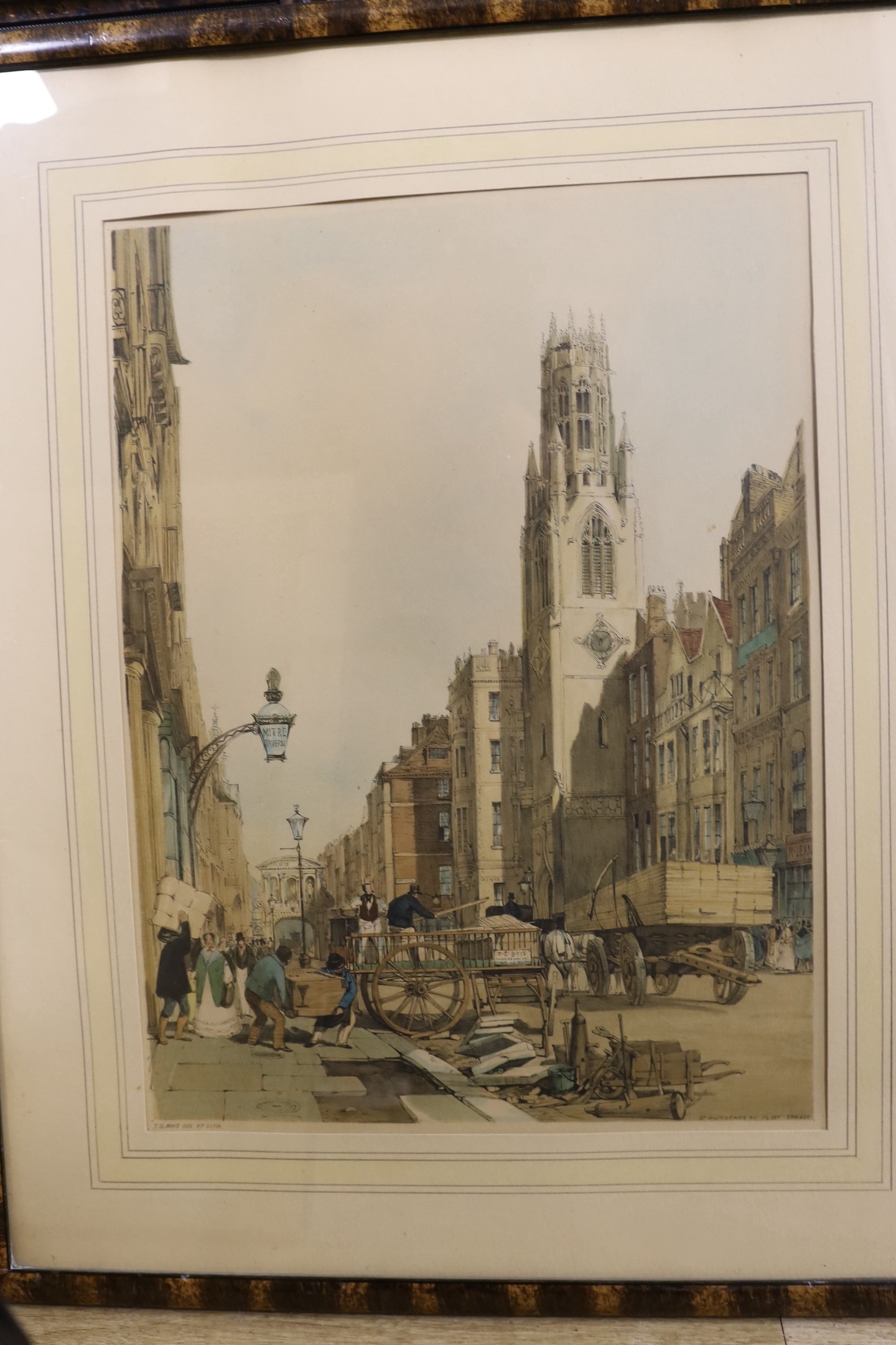 Thomas Shotter Boys (1803-1874), ten assorted coloured lithographs, European City views, largest 40 x 30cm